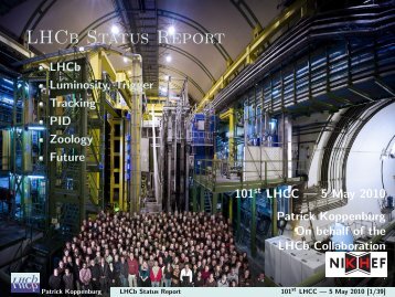 LHCb Status Report - CERN