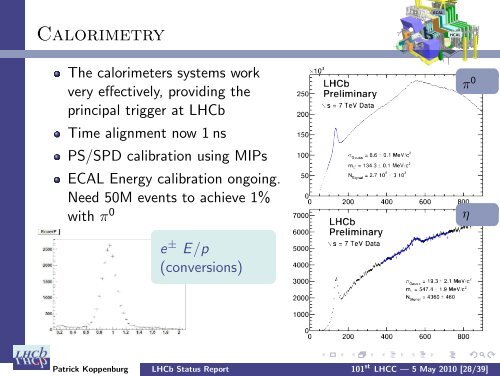 LHCb Status Report - CERN