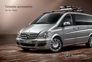 Genuine accessories for the Viano - Mercedes