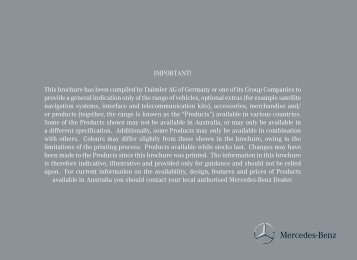R-Class Accessories Brochure - Mercedes-Benz