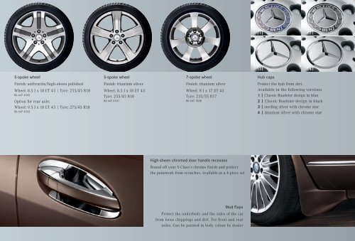Genuine accessories for the S-Class - Mercedes-Benz