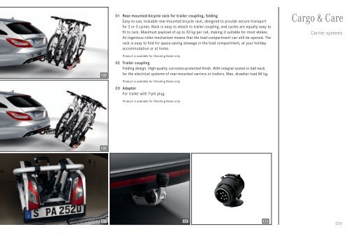 Genuine Accessories for CLS-Class Shooting ... - Mercedes-Benz