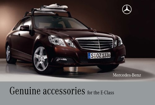 Genuine Accessories for the E-Class (PDF, 3.70