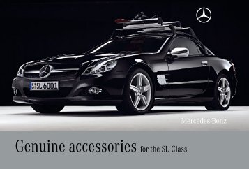 Genuine Accessories for the SL-Class - Mercedes-Benz UK