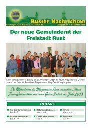 Ruster Nachrichten - Dezember 2012/3