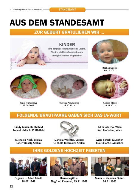 Ausgabe 2012/02 - Marktgemeinde Seckau