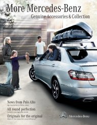 For more information download the PDF - Mercedes Benz USA