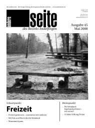 Ausgabe 45 - Die andere Seite des Bezirks Andelfingen