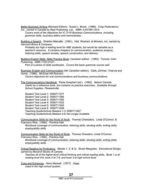 Program Guide - Department of Human Resources, Labour and ...
