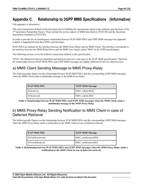 A.2 MMS Proxy-Relay - Open Mobile Alliance