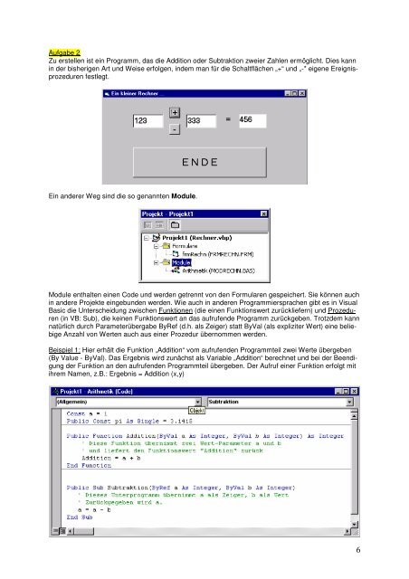 16 Visual Basic 6.0 - Dr. Walter Kirchgessner