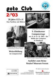 2/'03 - Computer Club Elmshorn eV
