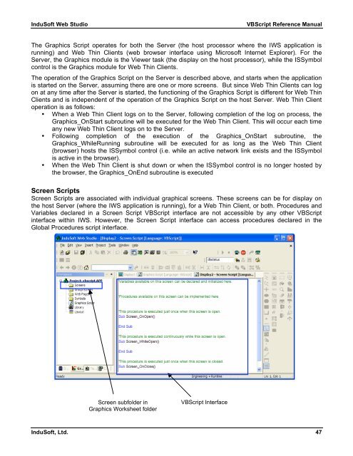 VBScript Reference Manual for InduSoft Web Studio