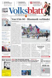 18. Juni 2012: Liechtensteiner Volksblatt Bericht zum 65