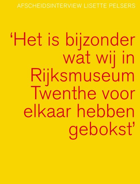 MUSE 11 - Rijksmuseum Twenthe