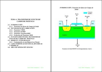 tema 4. transistor de efecto de campo de potencia - Grupo de ...