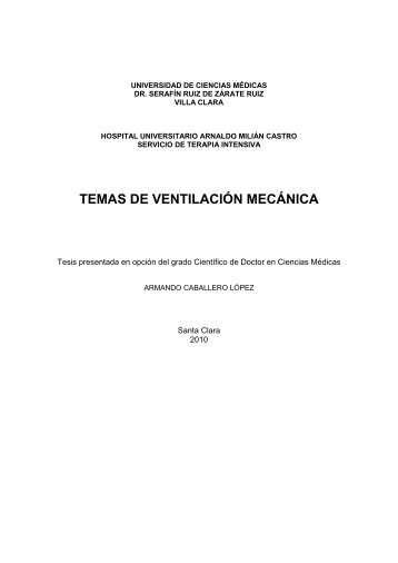 Temas de ventilación mecánica
