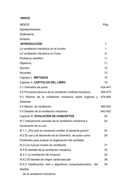 Temas de ventilación mecánica