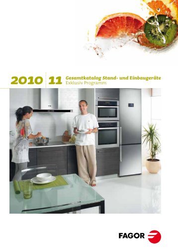 Gesamtkatalog Stand- und Einbaugeräte - Fagor