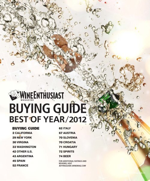 Wine Enthusiast Magazine's December 31st 2012 Advance Buying ...
