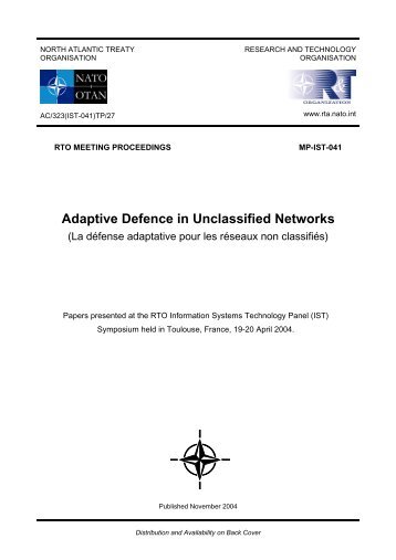 Adaptive Defence in Unclassified Networks - FTP Directory Listing ...
