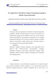 The Application of Visual Basic Computer Programming Language ...