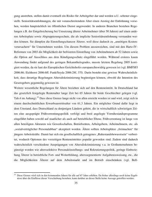 Alternde Belegschaften in Deutschland - Ruhr-Universität Bochum