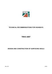 TRH3 (2007) Design and Construction of Surfacing Seals