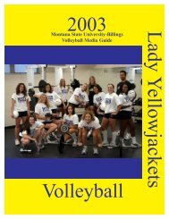 VB 03-04 MG.pmd - Montana State University - Billings