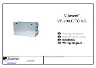 VR700 E-EC NG Schaltplan - Systemair