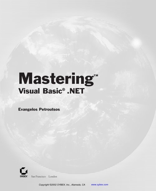 Mastering Visual Basic .NET