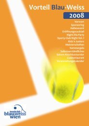 Vorteil-Blau-Weiss Clubzeitung 2008 (pdf-file size - Tennisclub Blau ...