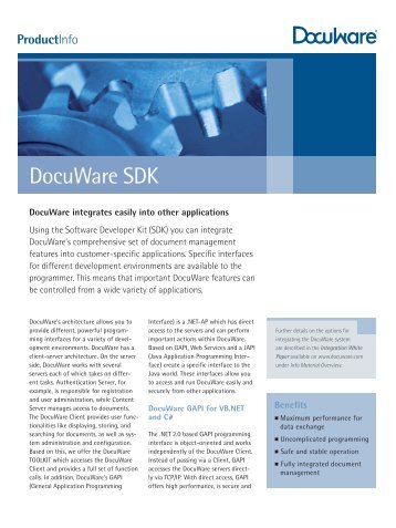 DocuWare SDK - DocuProces