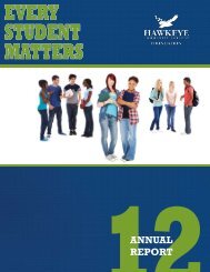 EVERY STUDENT MATTERS - Hawkeye Community College