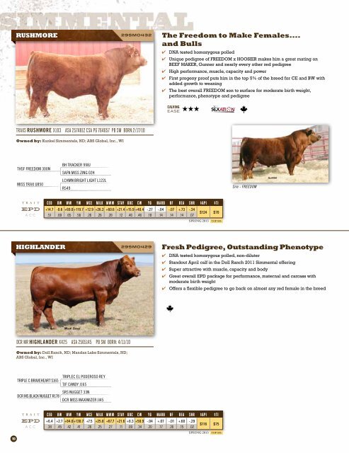 Spring 2013 Beef Sire Directory