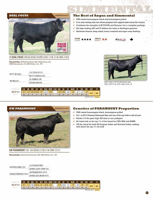 Spring 2013 Beef Sire Directory