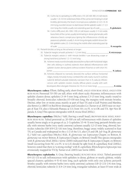 keys to the vascular plants of east texas - Botanical Research ...