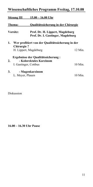 Programm - Städtisches Klinikum Magdeburg