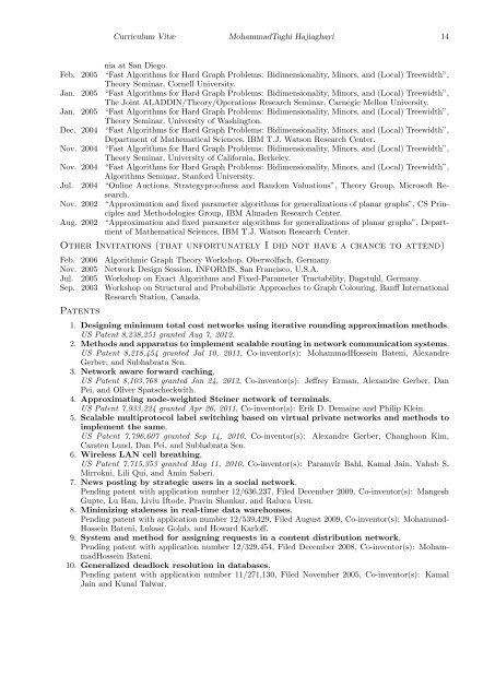 MohammadTaghi Hajiaghayi - MIT Mathematics