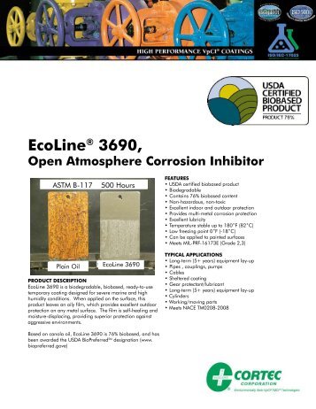 EcoLine® 3690, Open Atmosphere Corrosion Inhibitor