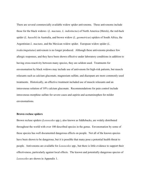 Field Guide to Venomous and Medically Important Invertebrates ...