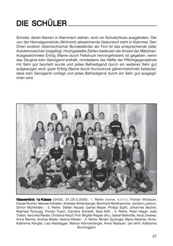 DIE SCHÜLER - TSN - Tiroler Schulnetz