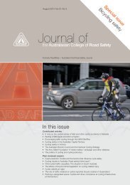 ACRS Journal Cover (Page 1) - Australasian College of Road Safety