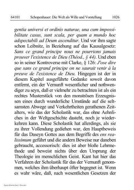 Arthur Schopenhauer - Die Welt als Wille und Vorstellung