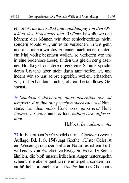 Arthur Schopenhauer - Die Welt als Wille und Vorstellung