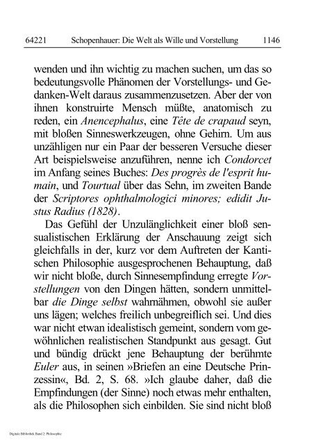 Arthur Schopenhauer - Die Welt als Wille und Vorstellung