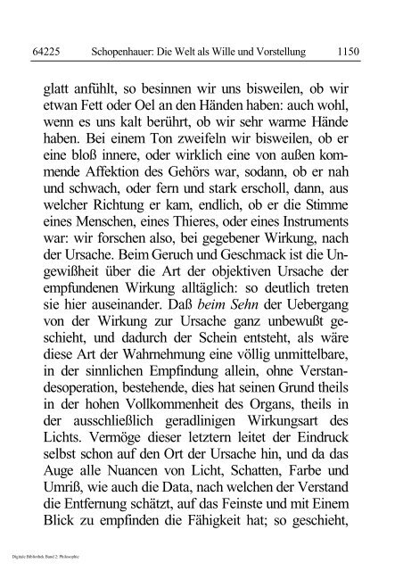 Arthur Schopenhauer - Die Welt als Wille und Vorstellung