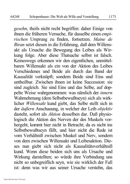 Arthur Schopenhauer - Die Welt als Wille und Vorstellung