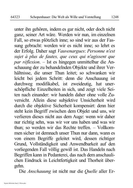 Arthur Schopenhauer - Die Welt als Wille und Vorstellung