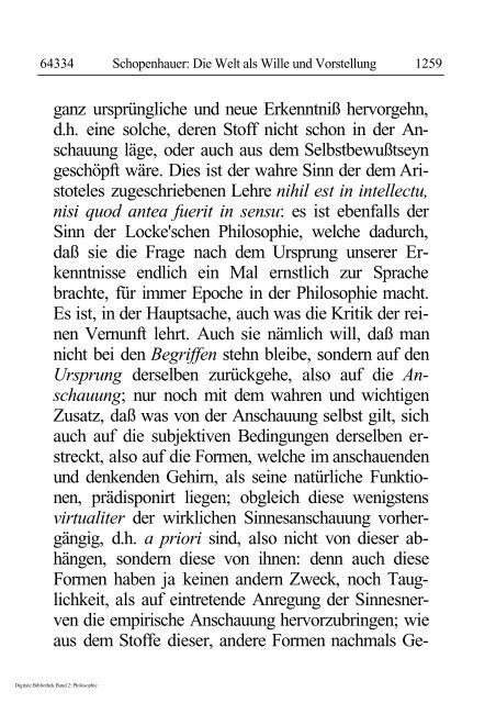 Arthur Schopenhauer - Die Welt als Wille und Vorstellung